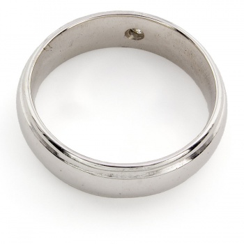 9ct White Gold Diamond Wedding Ring Size K